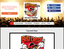 Tablet Screenshot of bigdealtouring.com